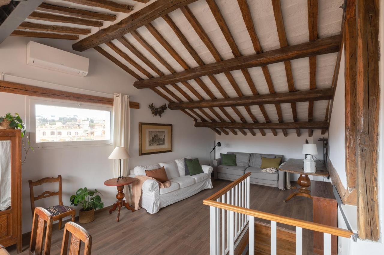 Amazing Penthouse With Terrace And Rooftop In Trastevere Roma Dış mekan fotoğraf
